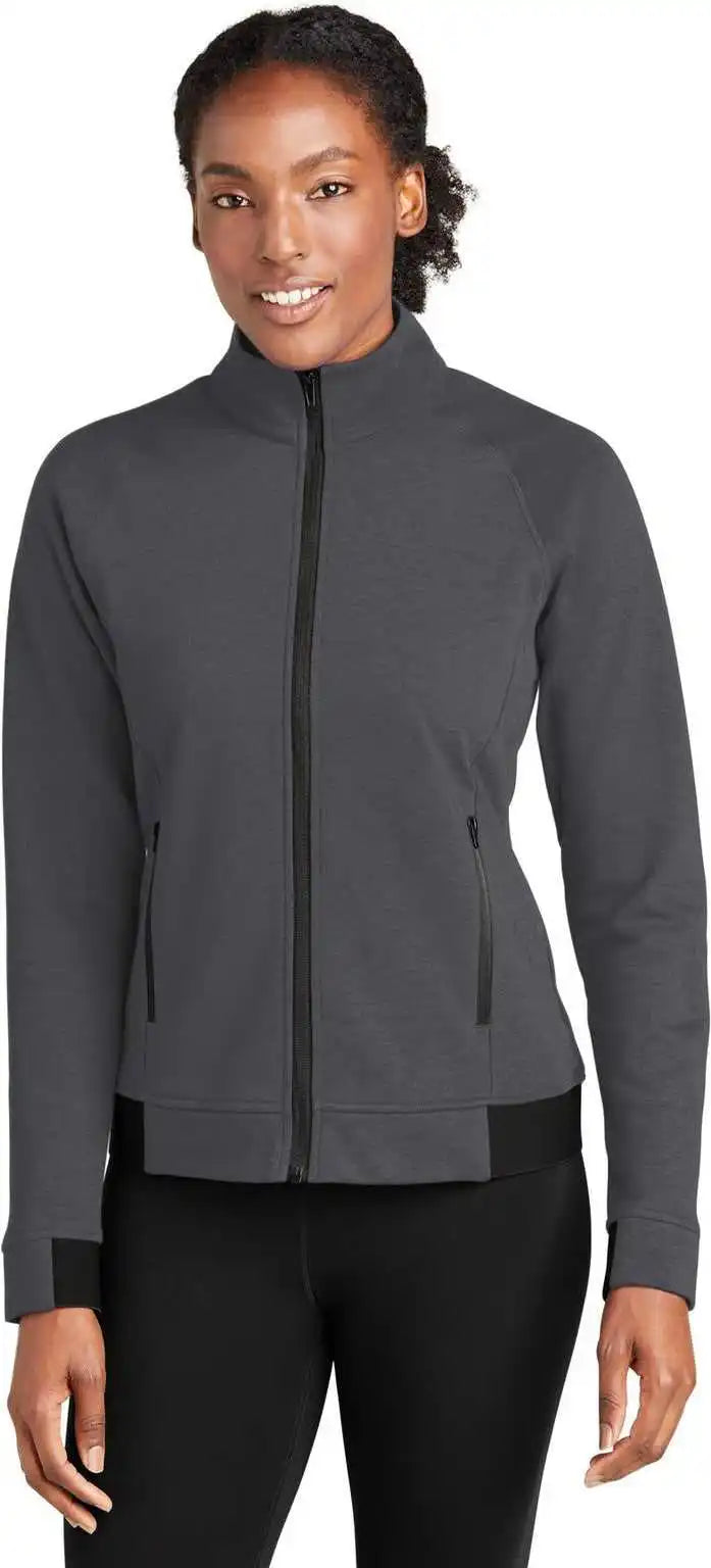 Sport-tek Lst570 Women’s Posicharge Strive Full-zip - Graphite