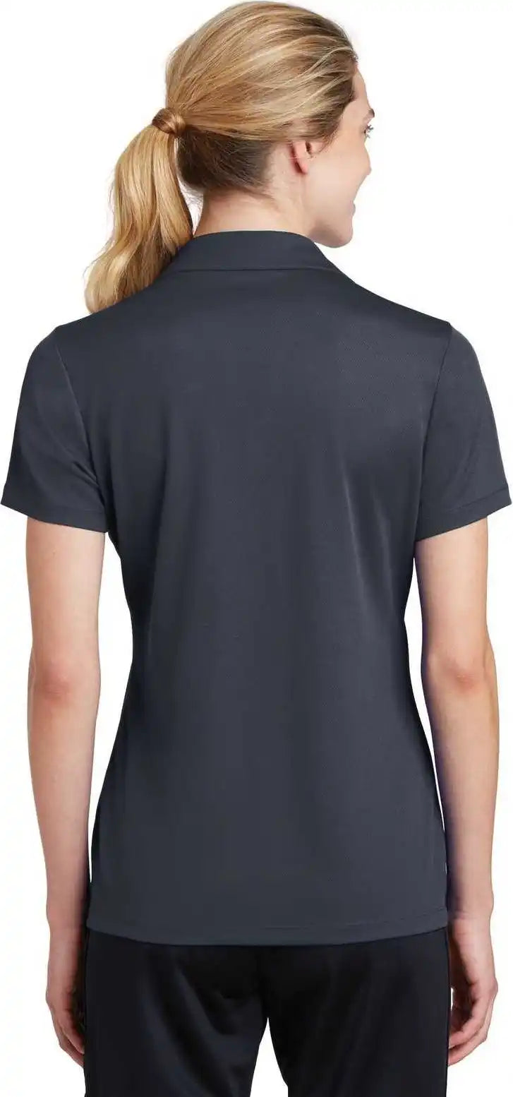Sport-tek Lst640 Ladies Posicharge Racermesh Polo - Graphite