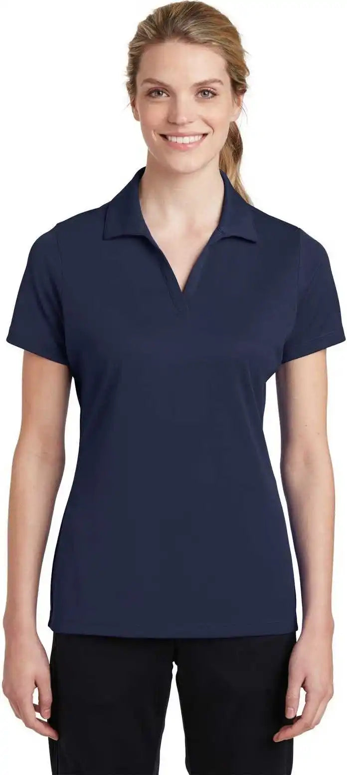 Sport-tek Lst640 Ladies Posicharge Racermesh Polo - True Navy