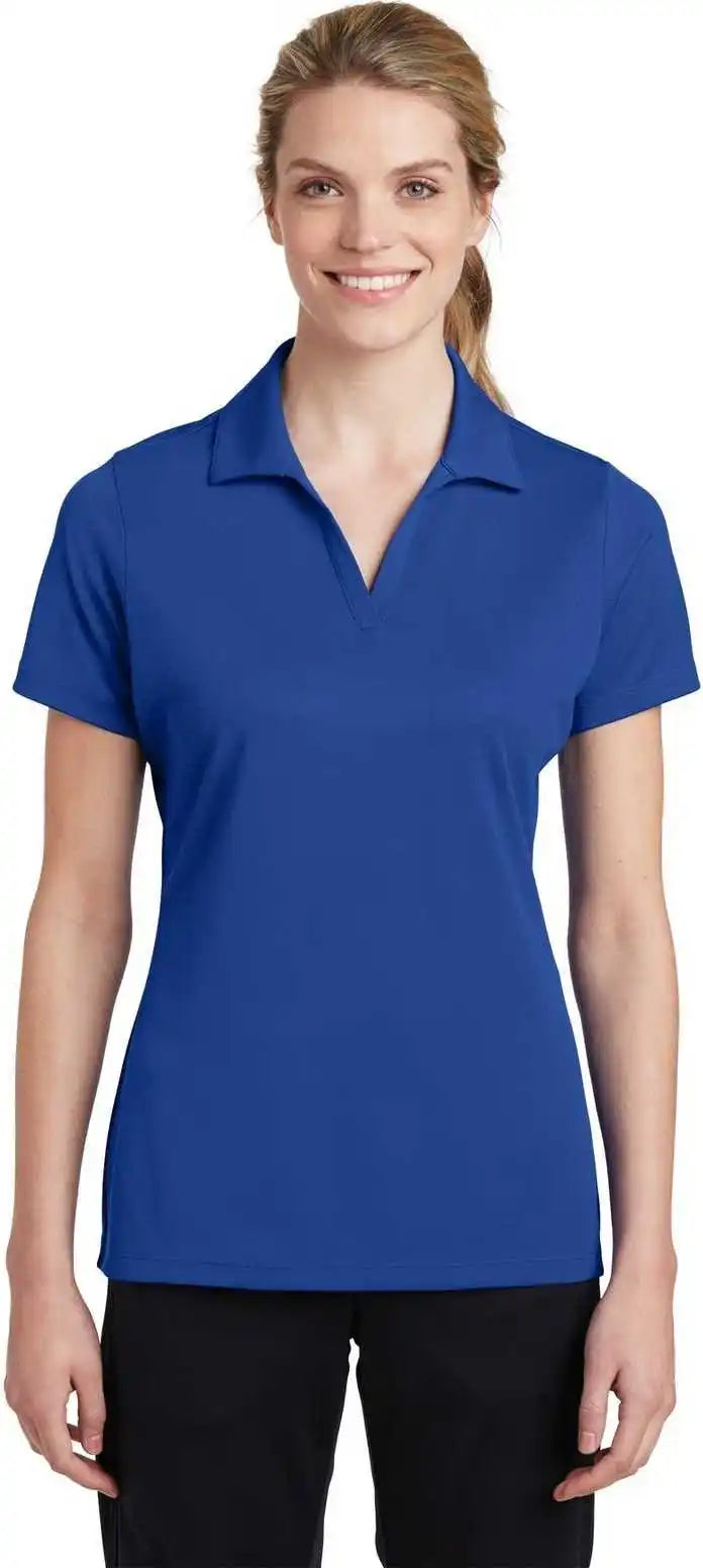 Sport-tek Lst640 Ladies Posicharge Racermesh Polo - True Royal