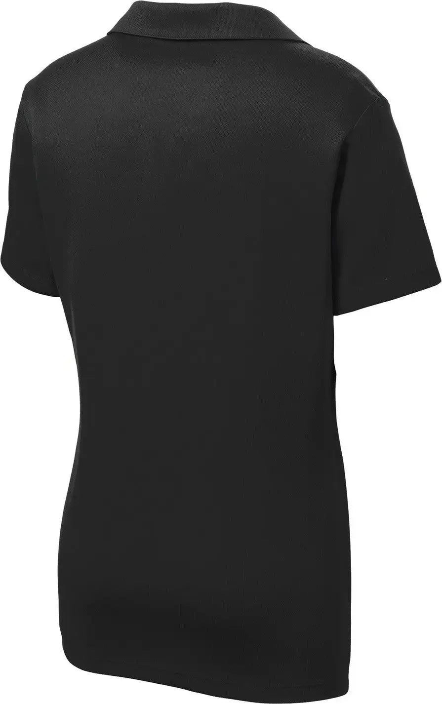 Sport-tek Lst640 Women’s Posicharge Racermesh Polo - Black