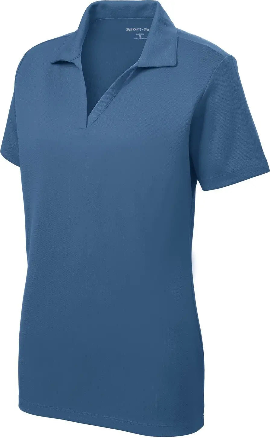 Sport-tek Lst640 Women’s Posicharge Racermesh Polo - Dawn Blue