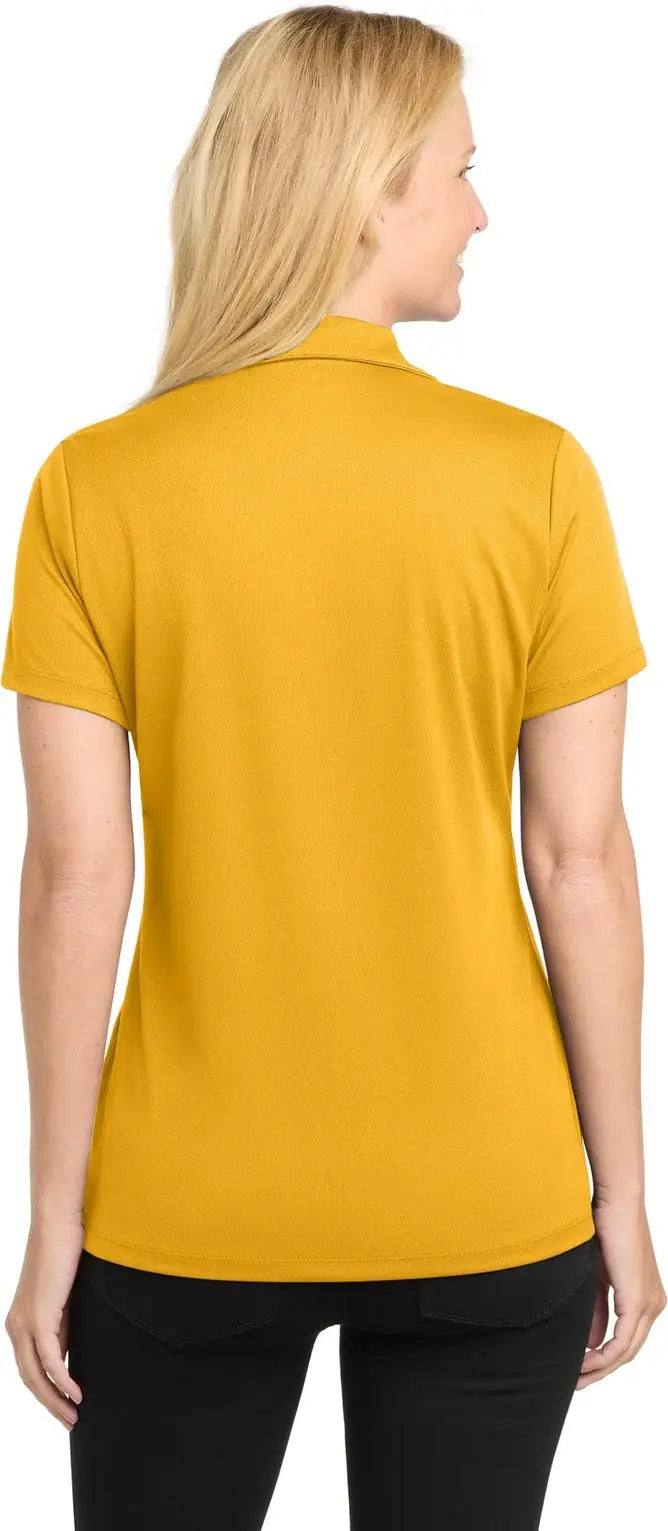 Sport-tek Lst640 Women’s Posicharge Racermesh Polo - Gold
