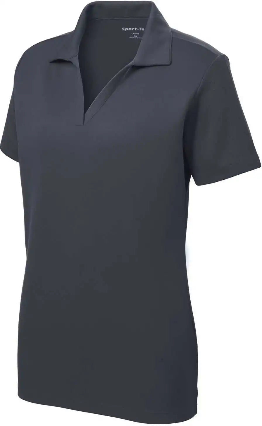 Sport-tek Lst640 Women’s Posicharge Racermesh Polo - Graphite