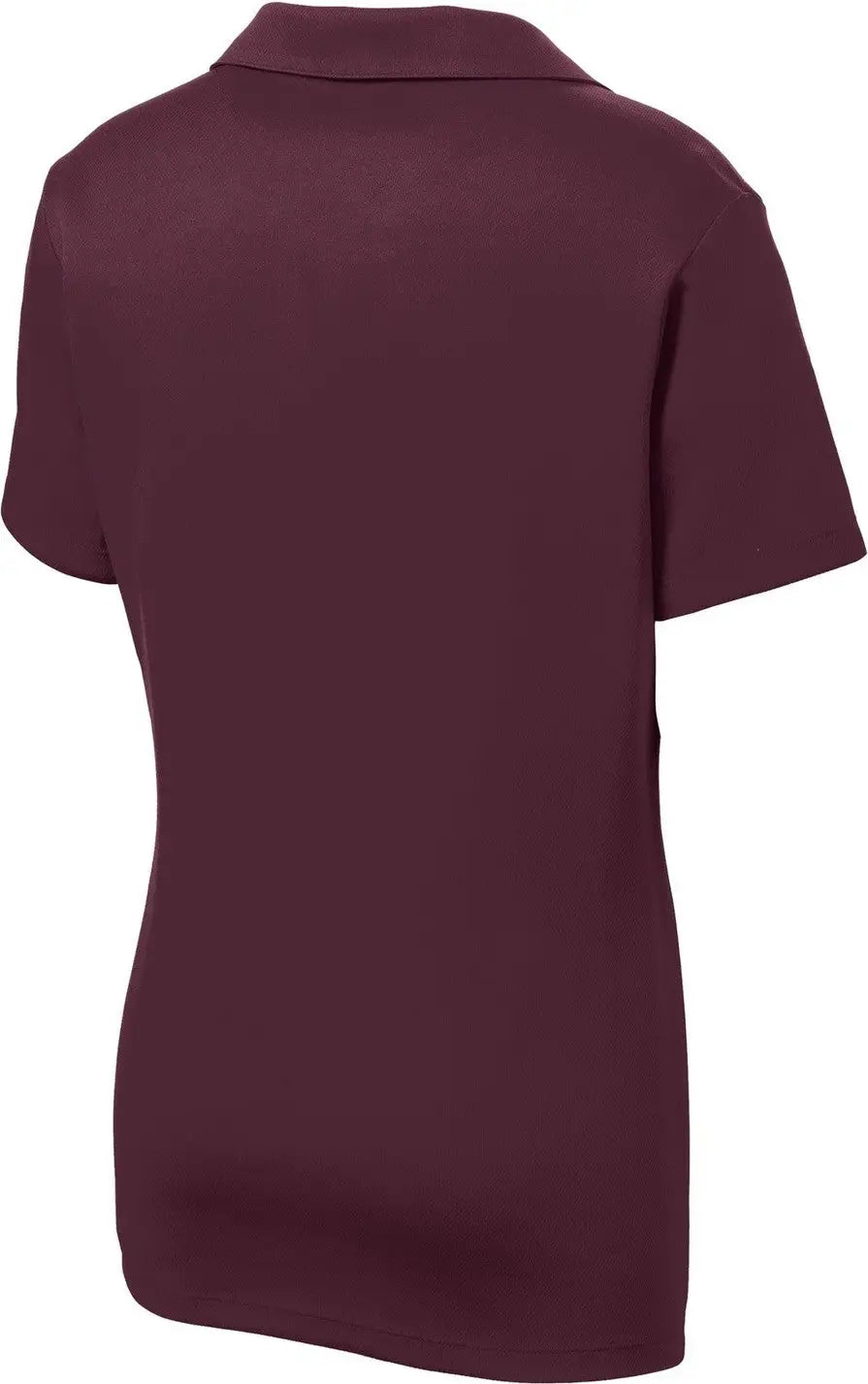 Sport-tek Lst640 Women’s Posicharge Racermesh Polo - Maroon
