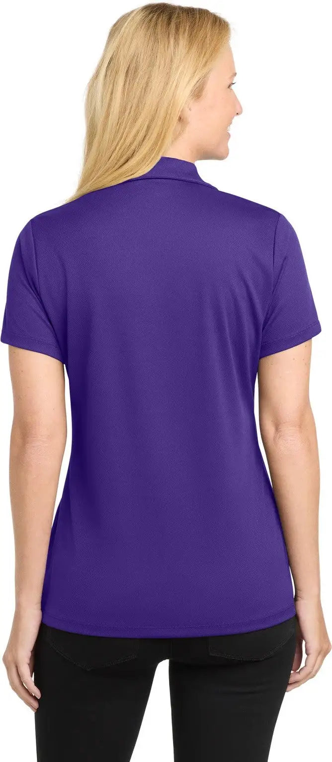 Sport-tek Lst640 Women’s Posicharge Racermesh Polo - Purple
