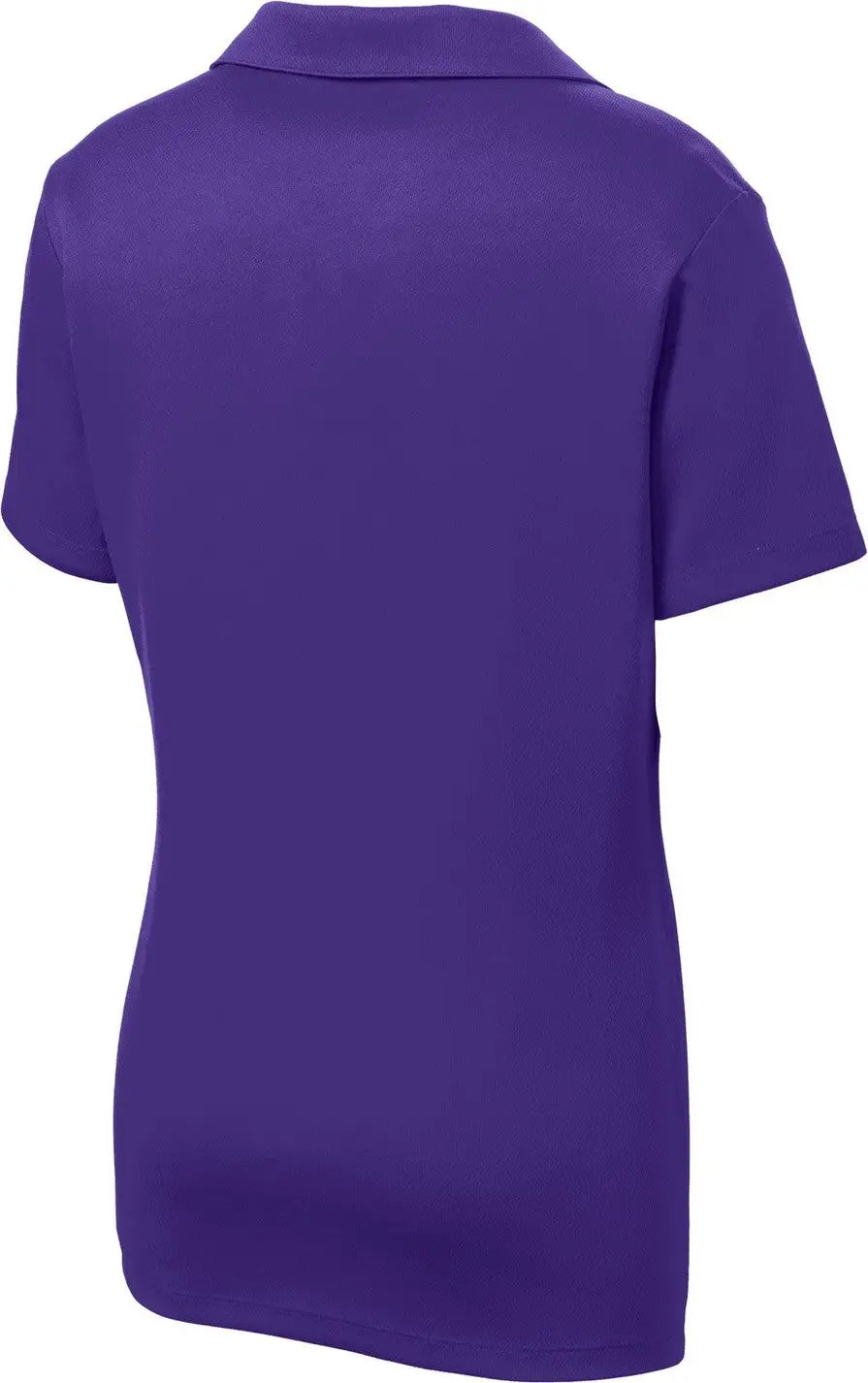 Sport-tek Lst640 Women’s Posicharge Racermesh Polo - Purple