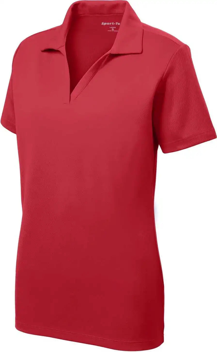 Sport-tek Lst640 Women’s Posicharge Racermesh Polo - True Red