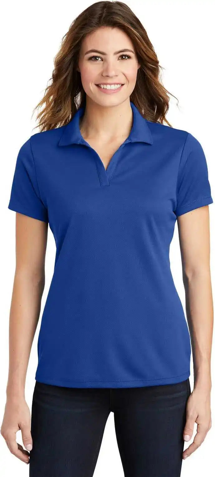 Sport-tek Lst640 Women’s Posicharge Racermesh Polo - True Royal