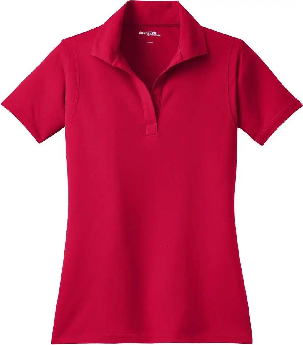 Sport-tek Lst650 Ladies Micropique Sport-wick Polo - Deep Red