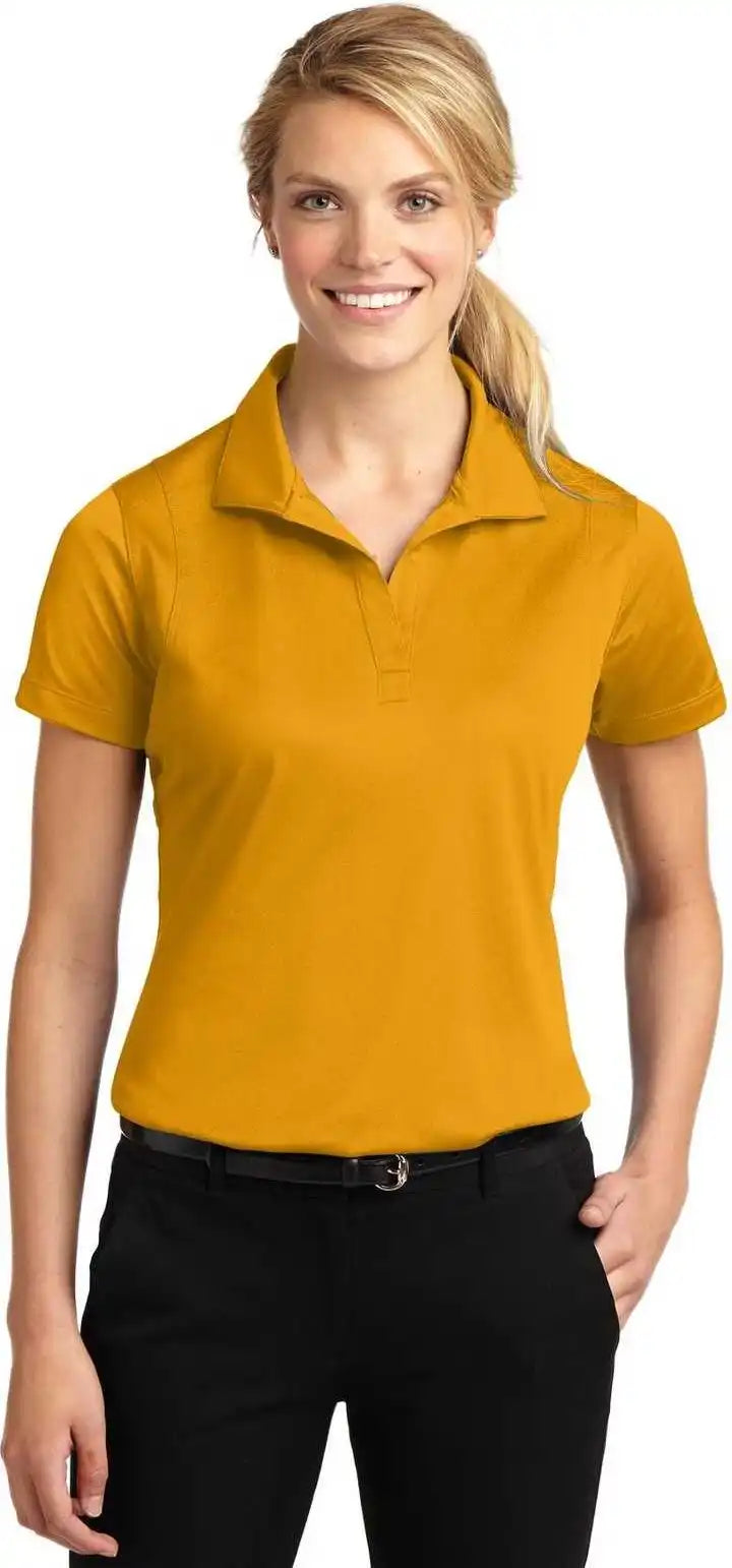 Sport Tek Lst650 Ladies Micropique Wick Polo Gold
