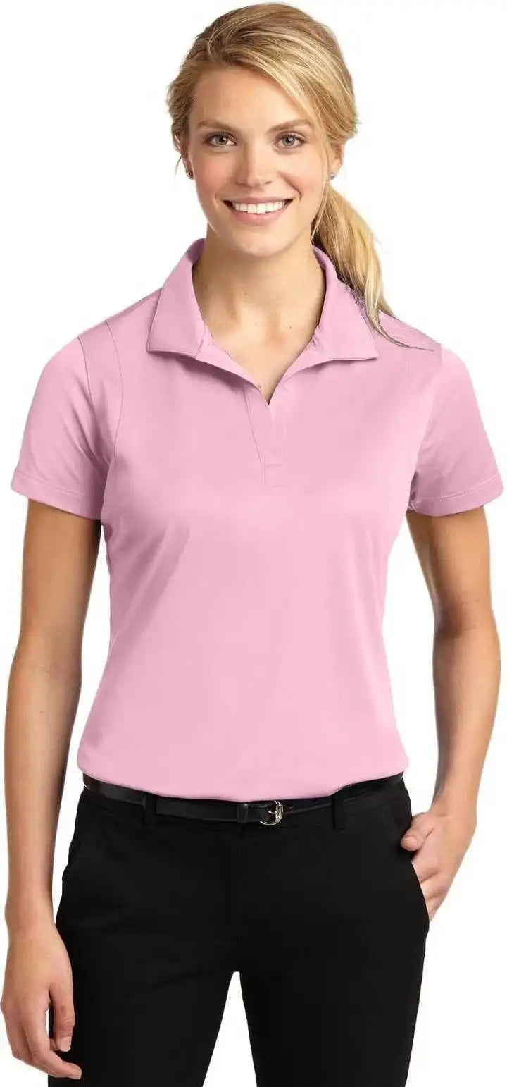 Sport-tek Lst650 Ladies Micropique Sport-wick Polo - Light Pink