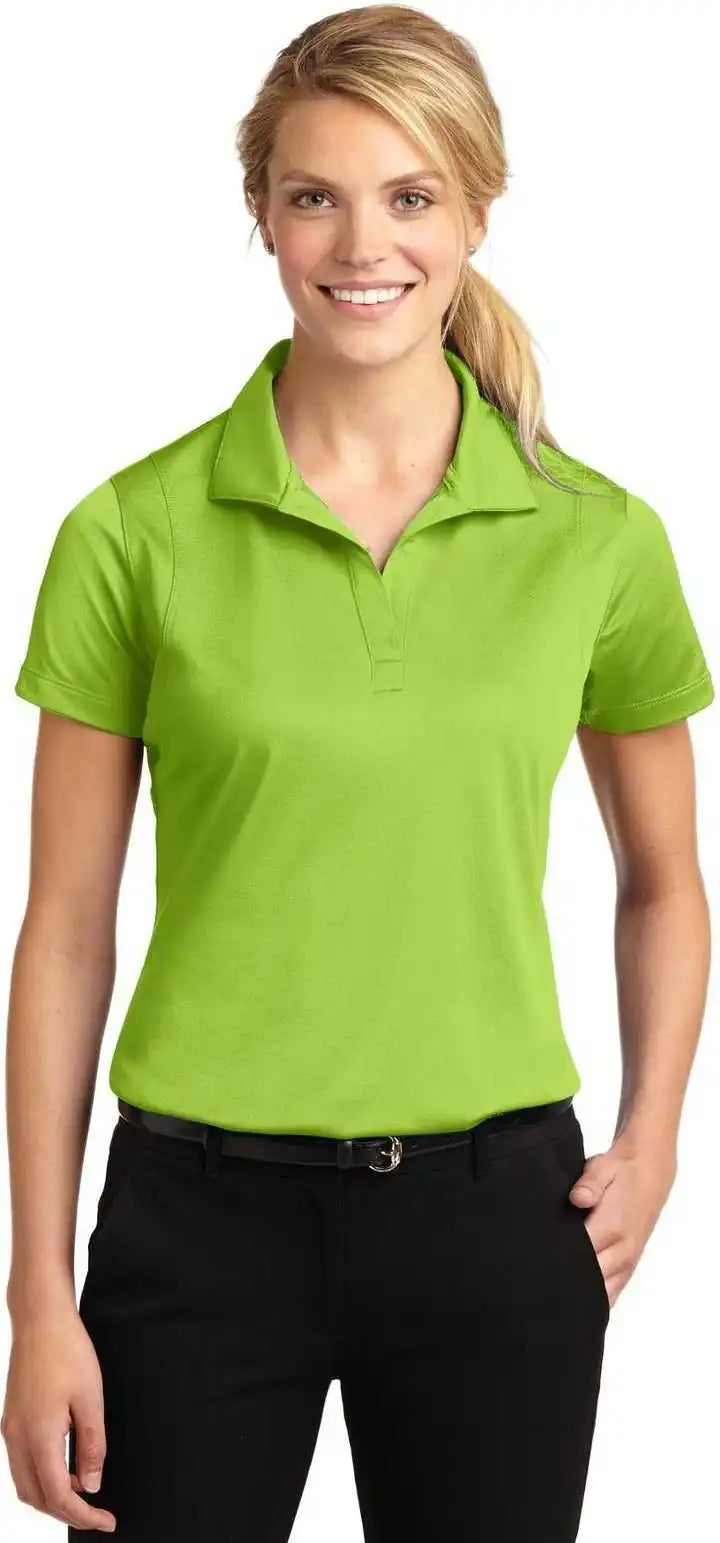 Sport-tek Lst650 Ladies Micropique Sport-wick Polo - Lime Shock