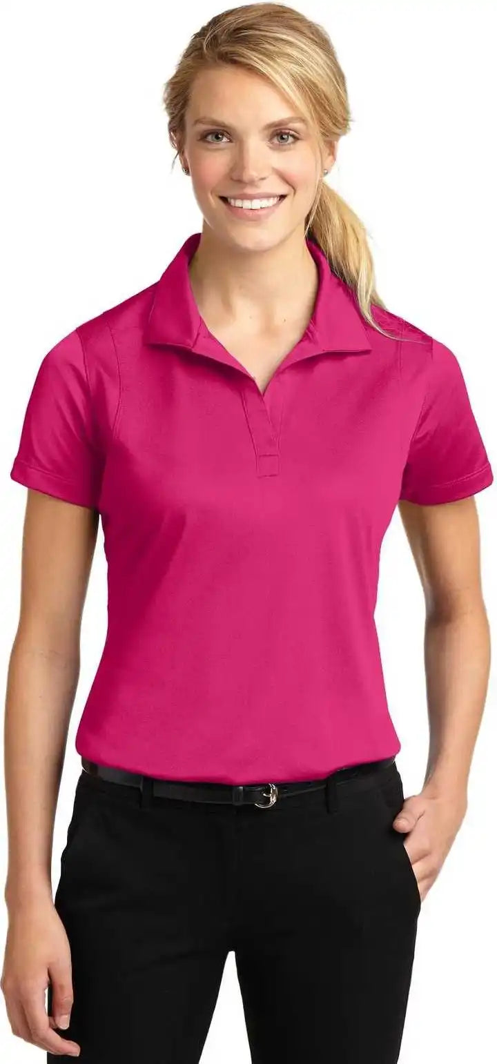 Sport-tek Lst650 Ladies Micropique Sport-wick Polo - Pink Raspberry