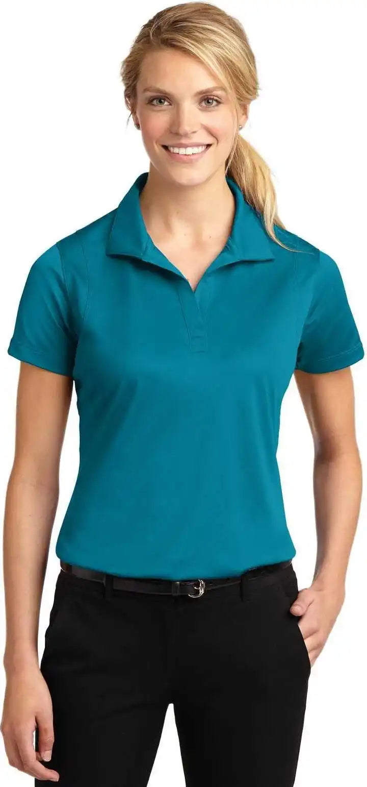 Sport Tek Lst650 Ladies Micropique Wick Polo Tropic Blue