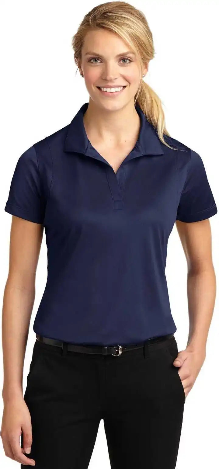 Sport Tek Lst650 Ladies Micropique Wick Polo True Navy