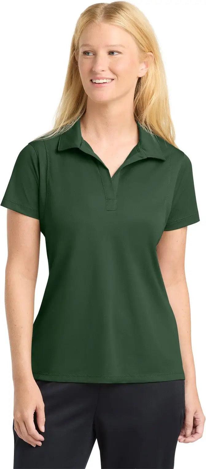 Sport-tek Lst650 Women’s Micropique Sport-wick Polo - Forest Green