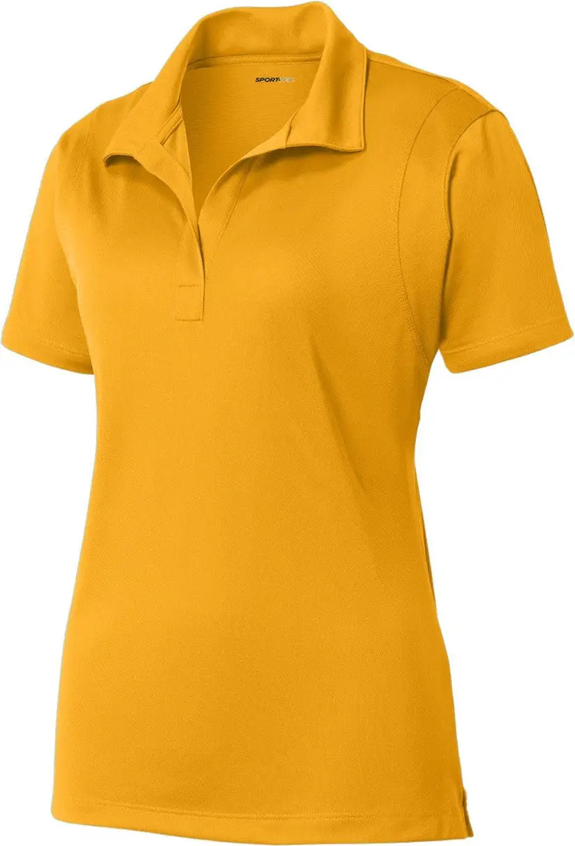 Sport-tek Lst650 Women’s Micropique Sport-wick Polo - Gold