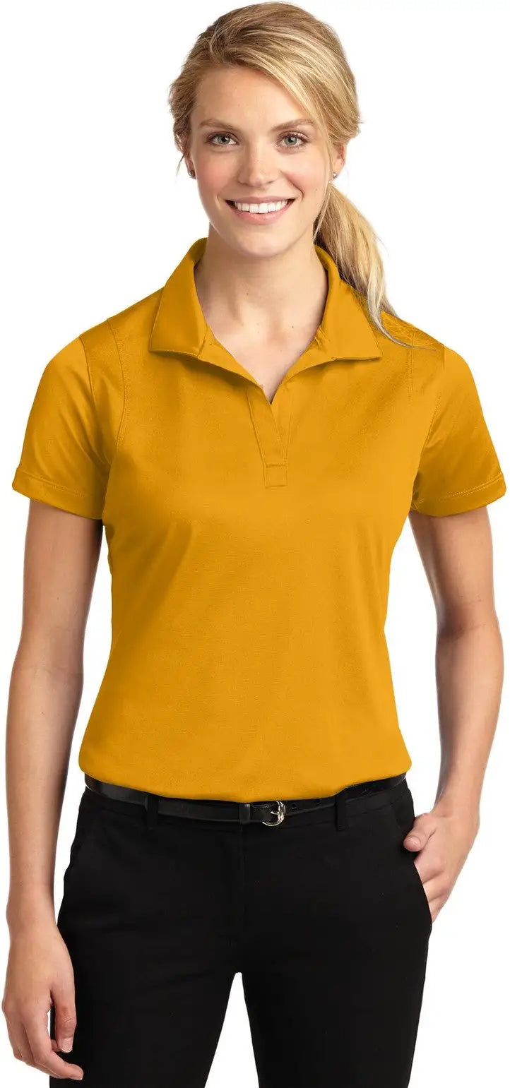 Sport-tek Lst650 Women’s Micropique Sport-wick Polo - Gold