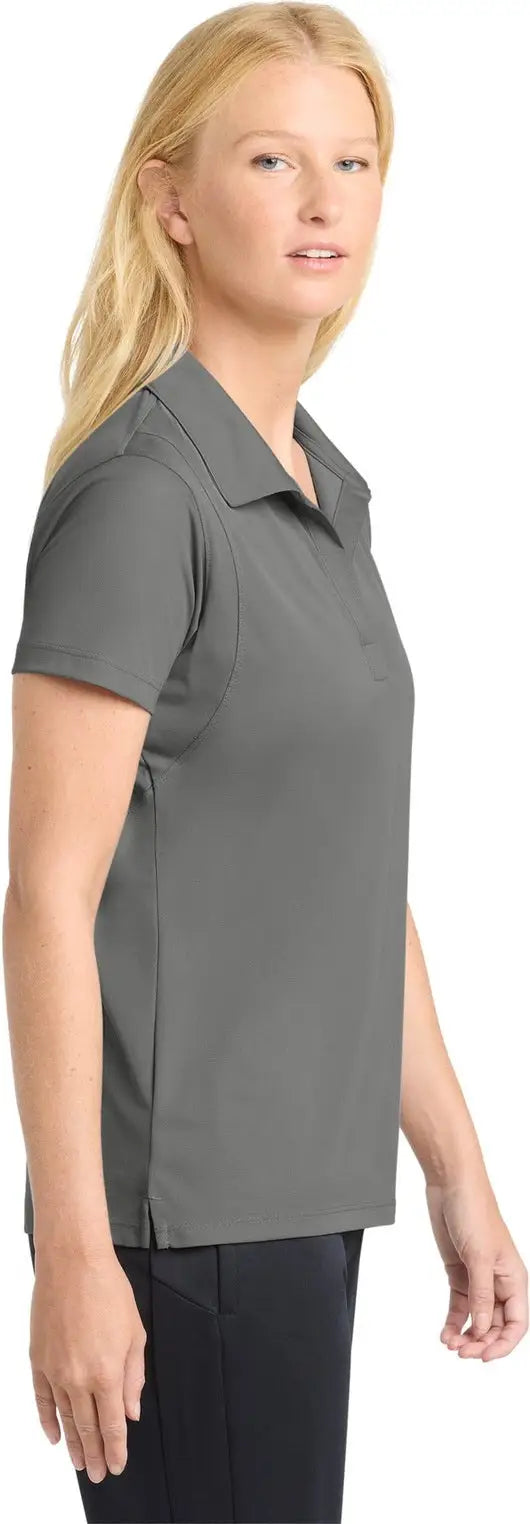 Sport-tek Lst650 Women’s Micropique Sport-wick Polo - Gray Concrete