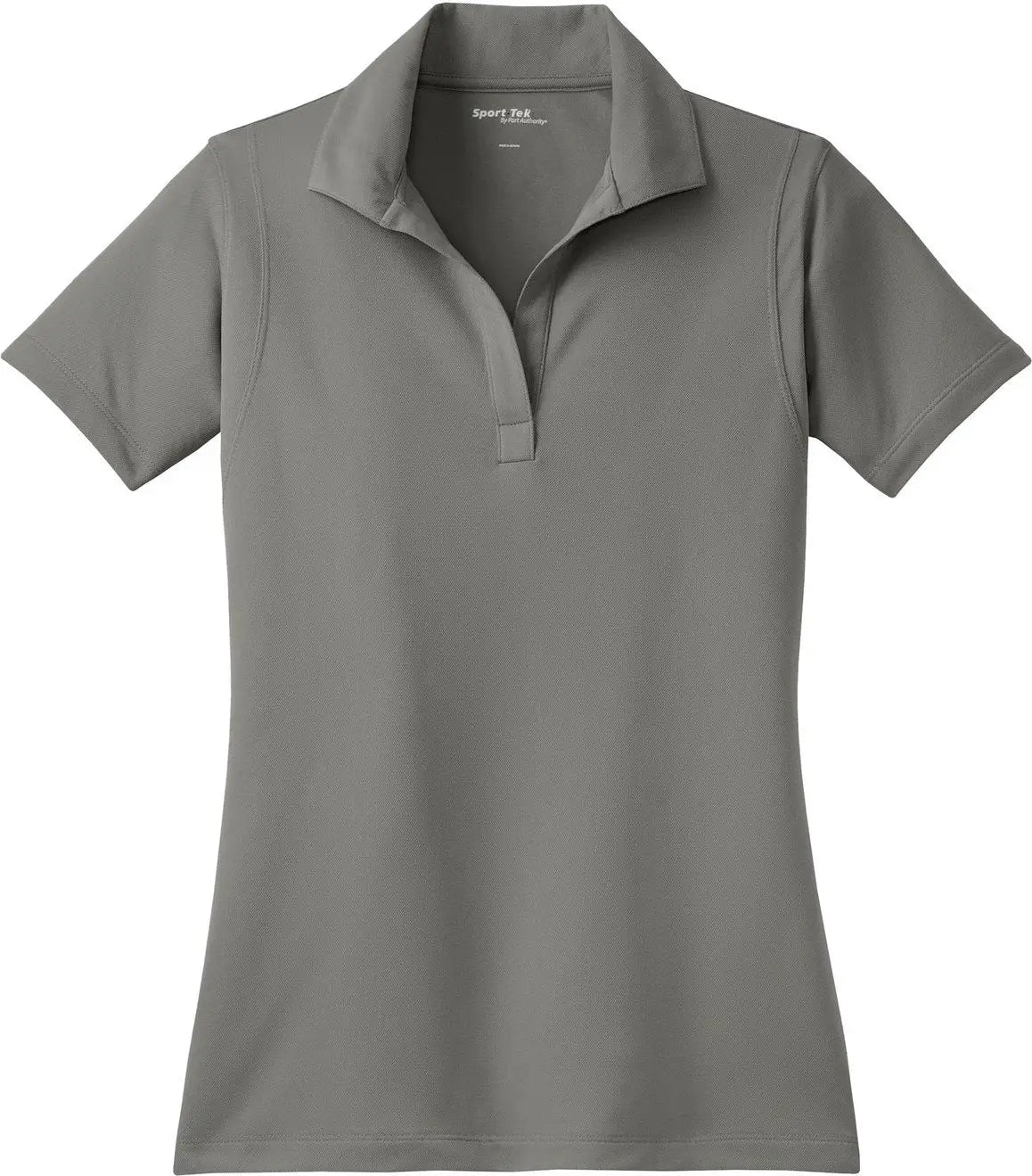 Sport-tek Lst650 Women’s Micropique Sport-wick Polo - Gray Concrete