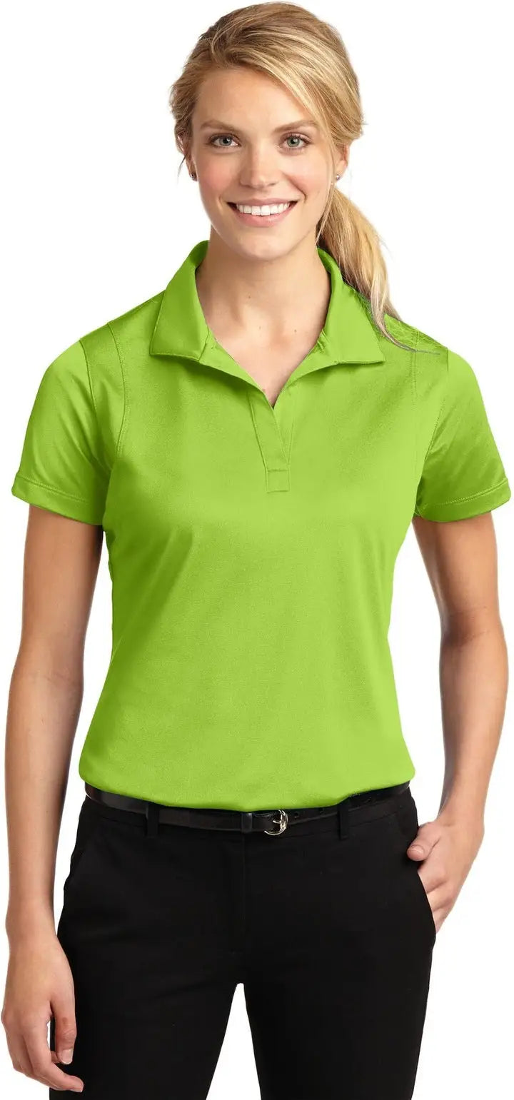 Sport-tek Lst650 Women’s Micropique Sport-wick Polo - Lime Shock