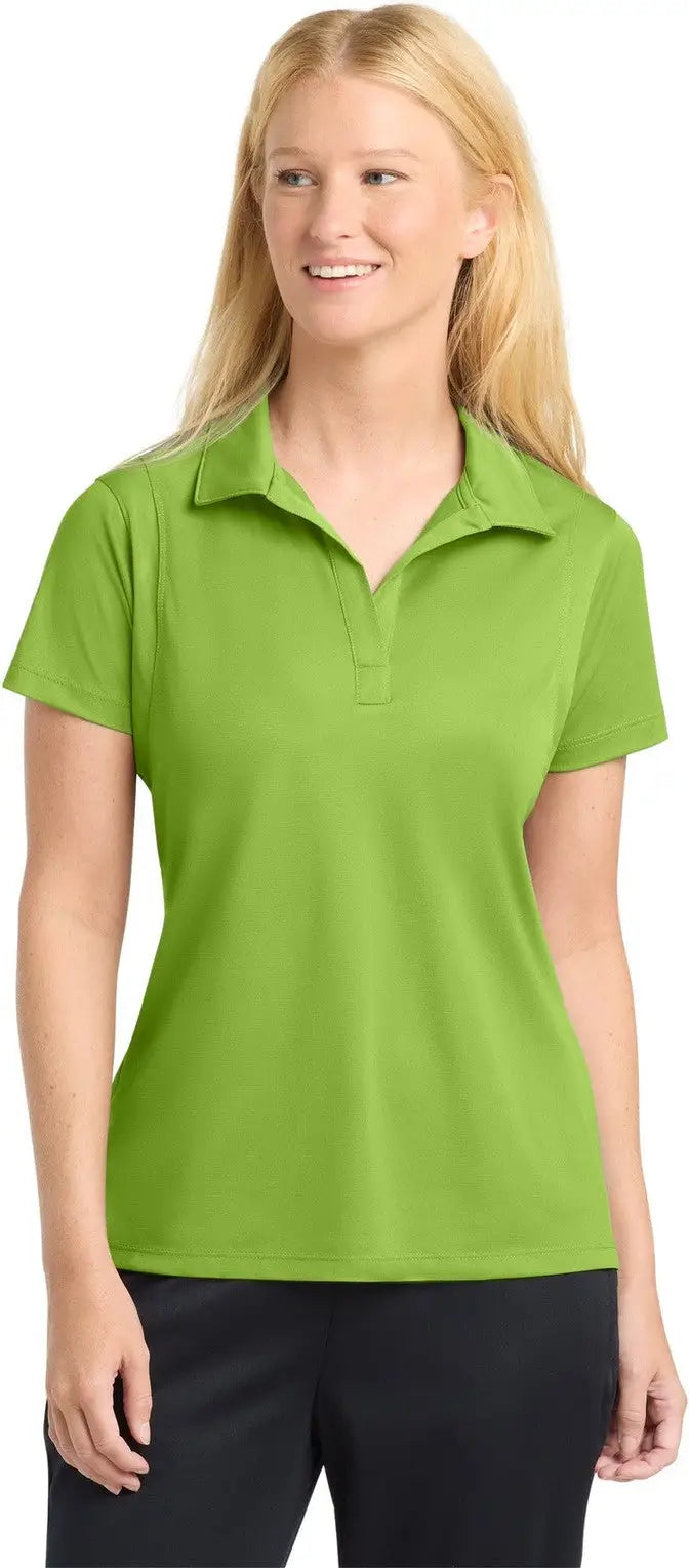 Sport-tek Lst650 Women’s Micropique Sport-wick Polo - Lime Shock