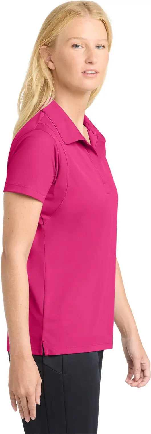 Sport-tek Lst650 Women’s Micropique Sport-wick Polo - Pink Raspberry