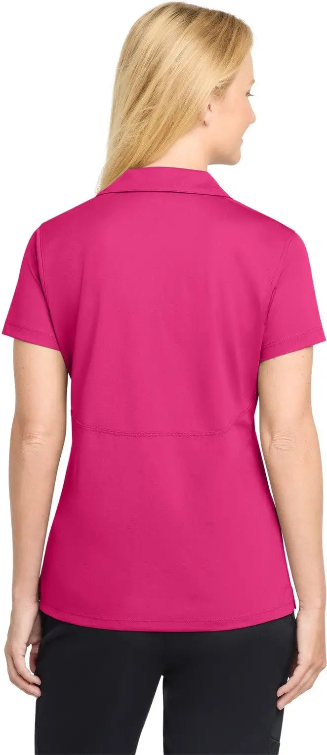 Sport-tek Lst650 Women’s Micropique Sport-wick Polo - Pink Raspberry