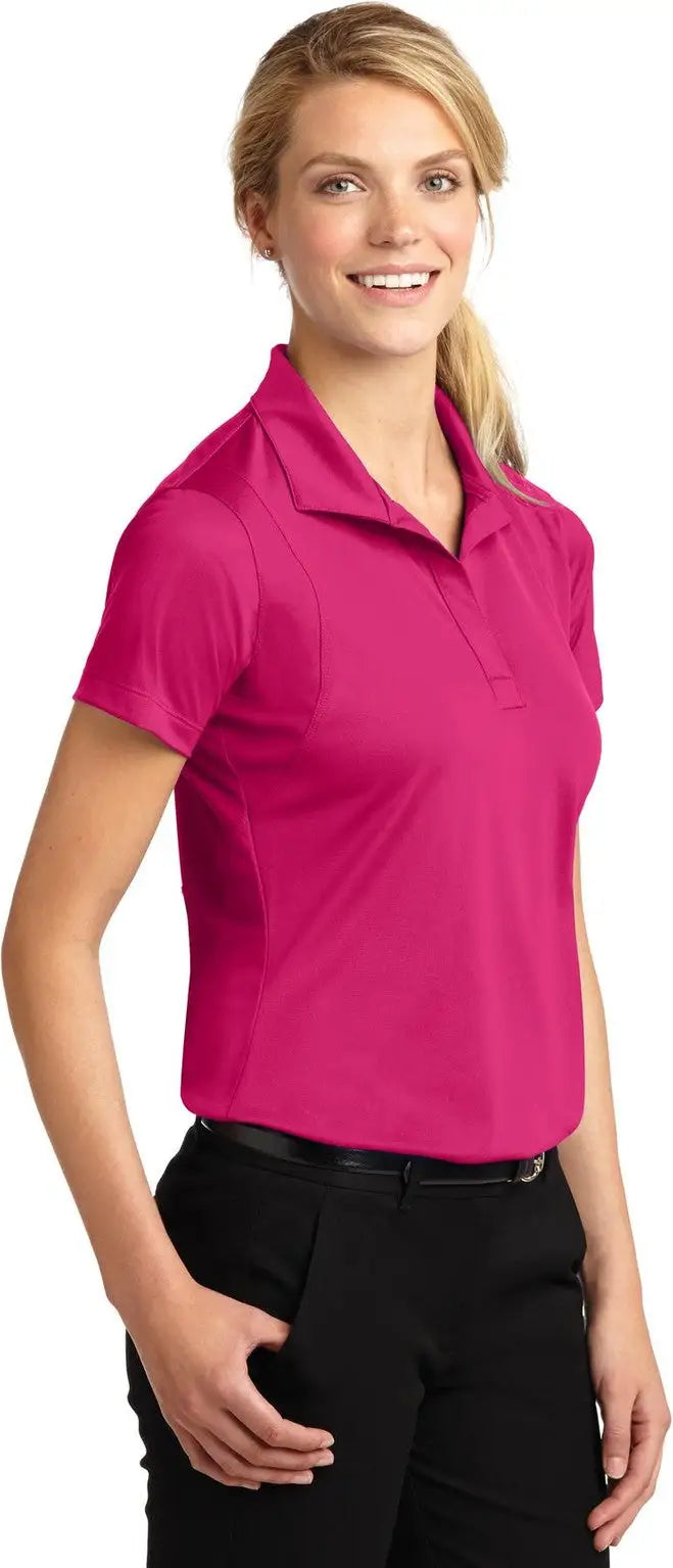 Sport-tek Lst650 Women’s Micropique Sport-wick Polo - Pink Raspberry