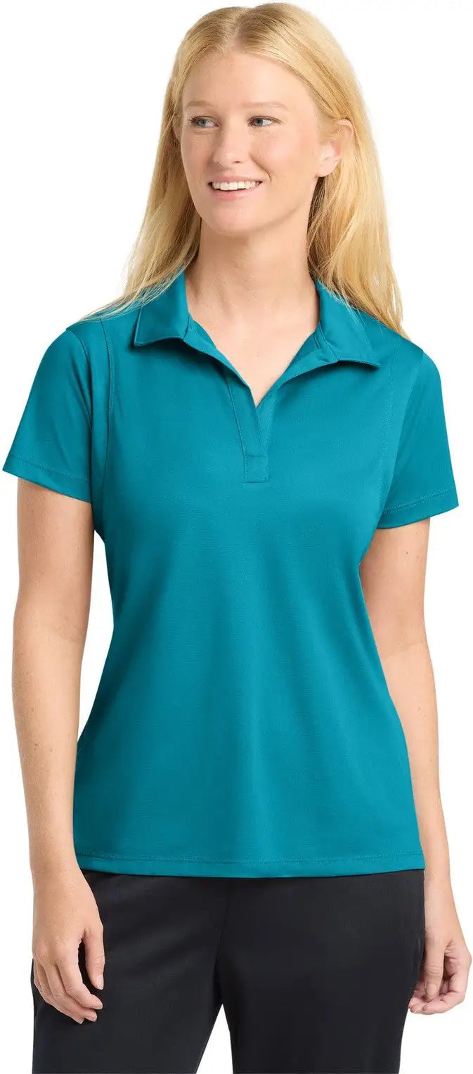 Sport-tek Lst650 Women’s Micropique Sport-wick Polo - Tropic Blue