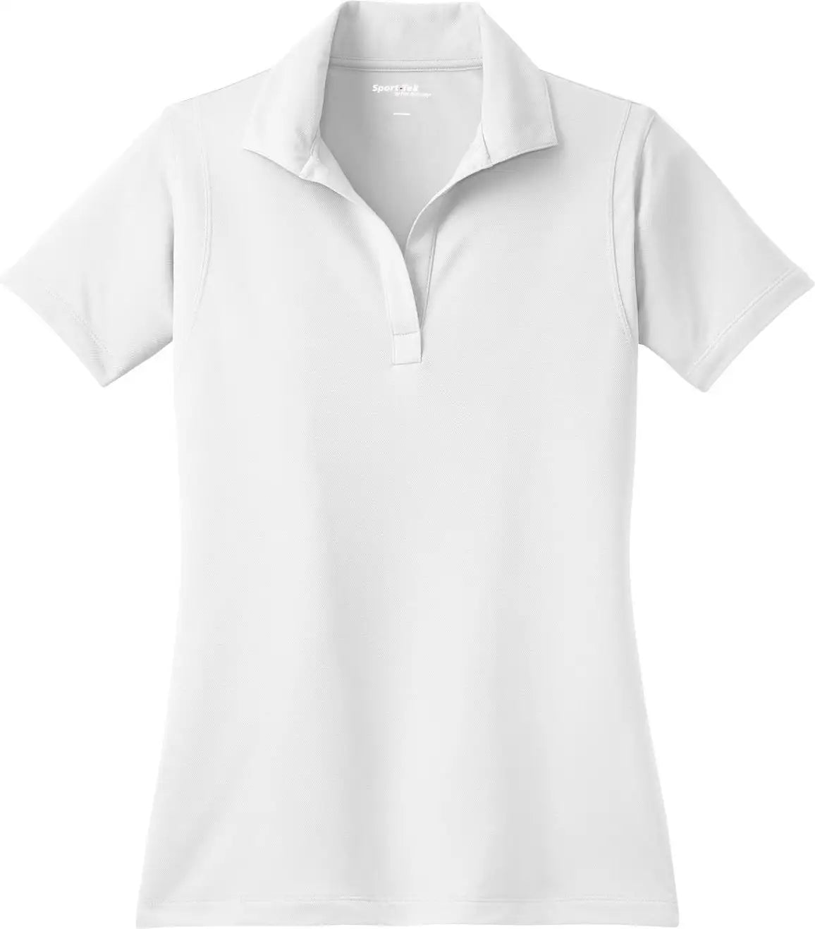Sport-tek Lst650 Women’s Micropique Sport-wick Polo - White