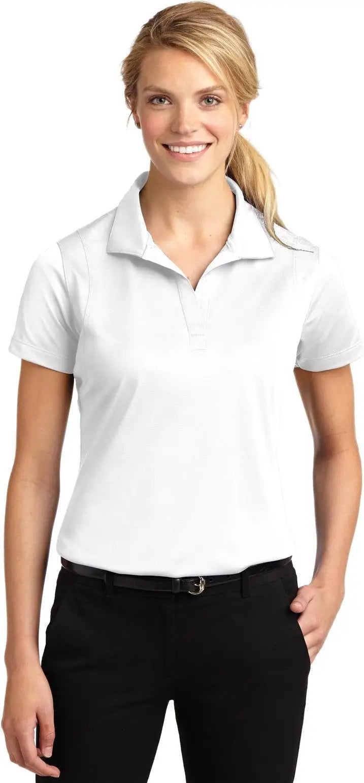 Sport-tek Lst650 Women’s Micropique Sport-wick Polo - White - Ladies Xs