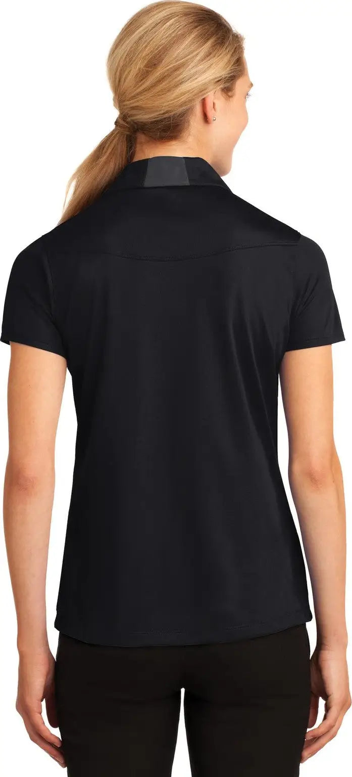 Sport-tek Lst655 Women’s Side Blocked Micropique Sport-wick Polo - Black Iron Gray