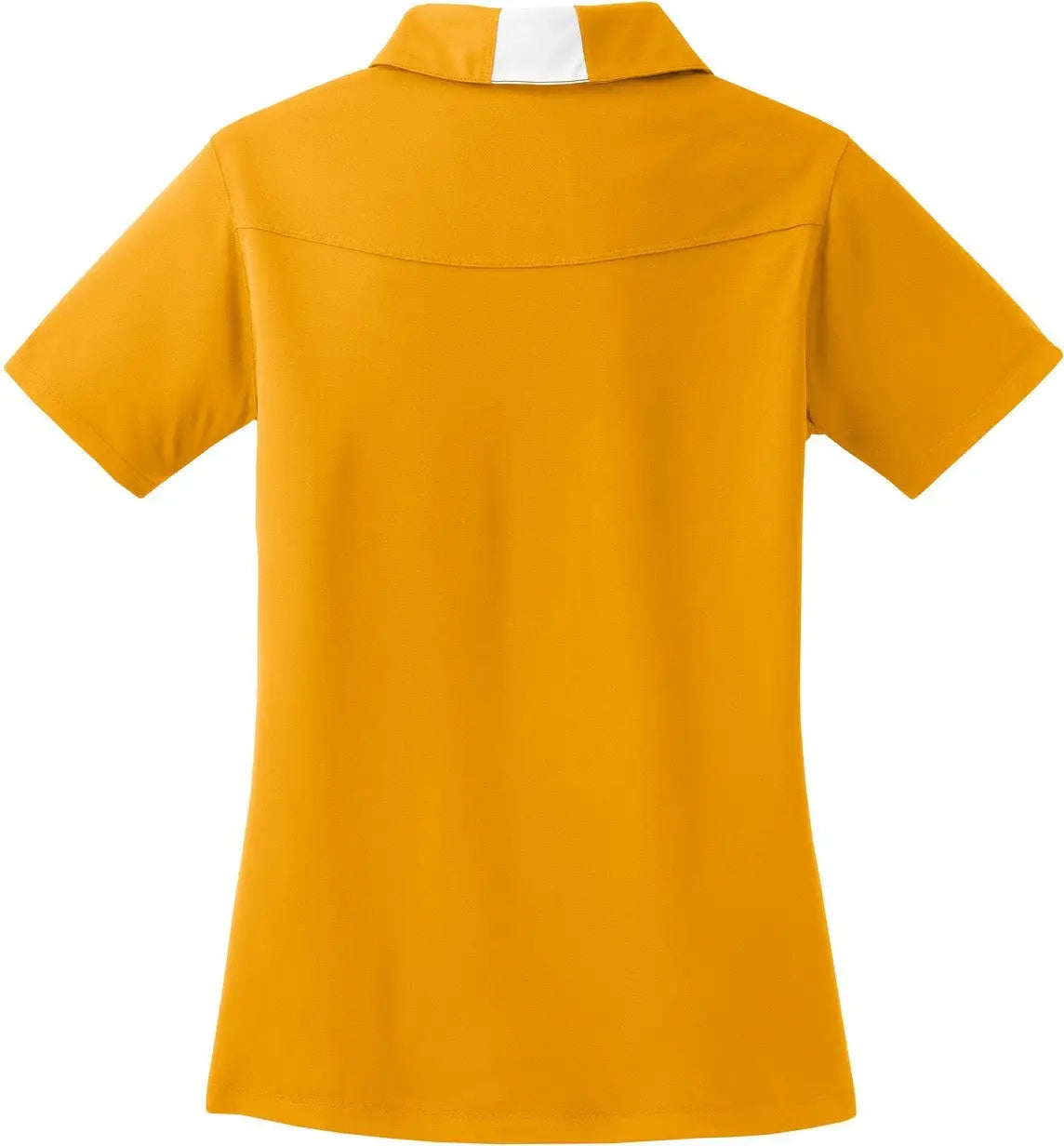Sport-tek Lst655 Women’s Side Blocked Micropique Sport-wick Polo - Gold White - Gold/ / Ladies Xs