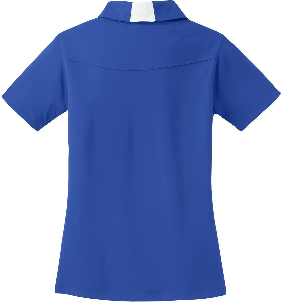 Sport-tek Lst655 Women’s Side Blocked Micropique Sport-wick Polo - True Royal White