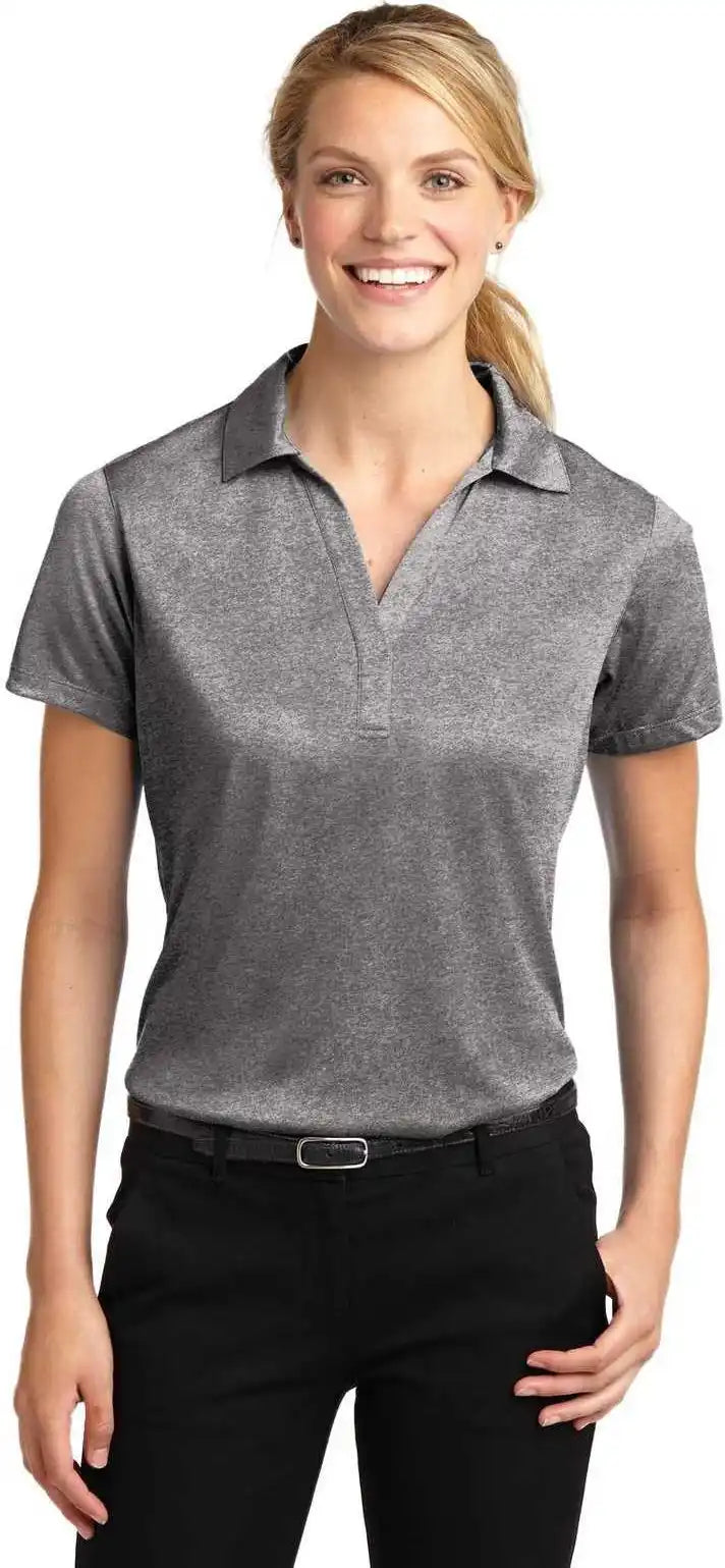 Sport Tek Lst660 Ladies Heather Contender Polo Vintage