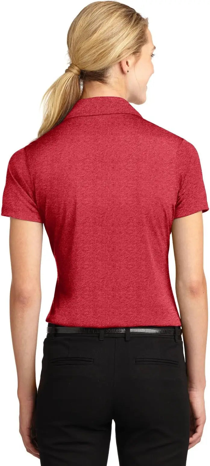 Sport-tek Lst660 Women’s Heather Contender Polo - Scarlet