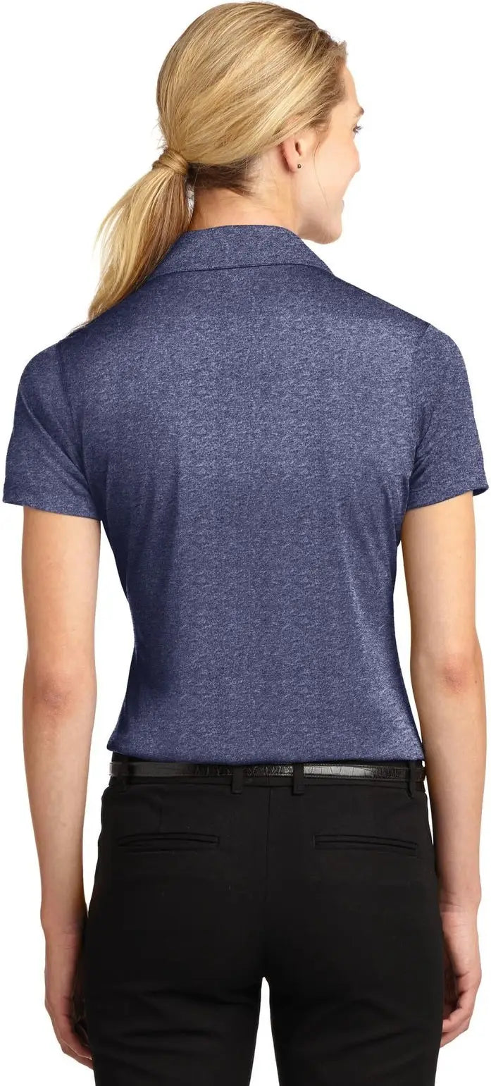 Sport-tek Lst660 Women’s Heather Contender Polo - True Navy