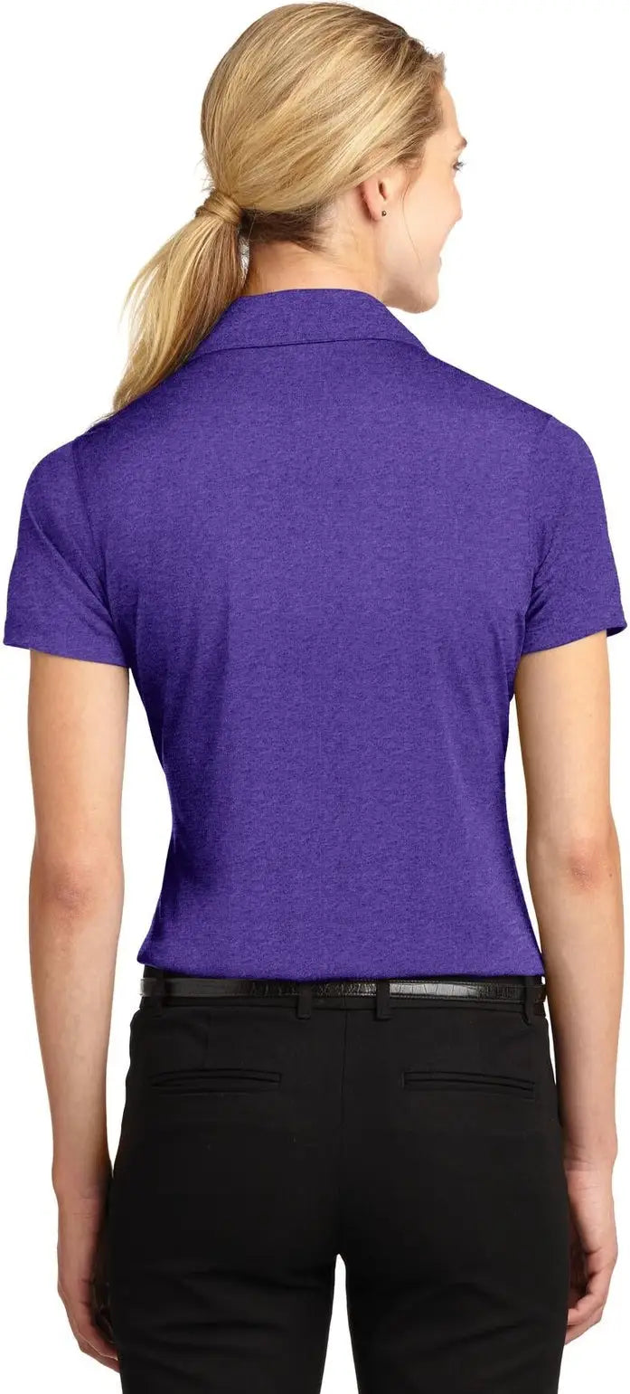 Sport-tek Lst660 Women’s Heather Contender Polo - Varsity Purple