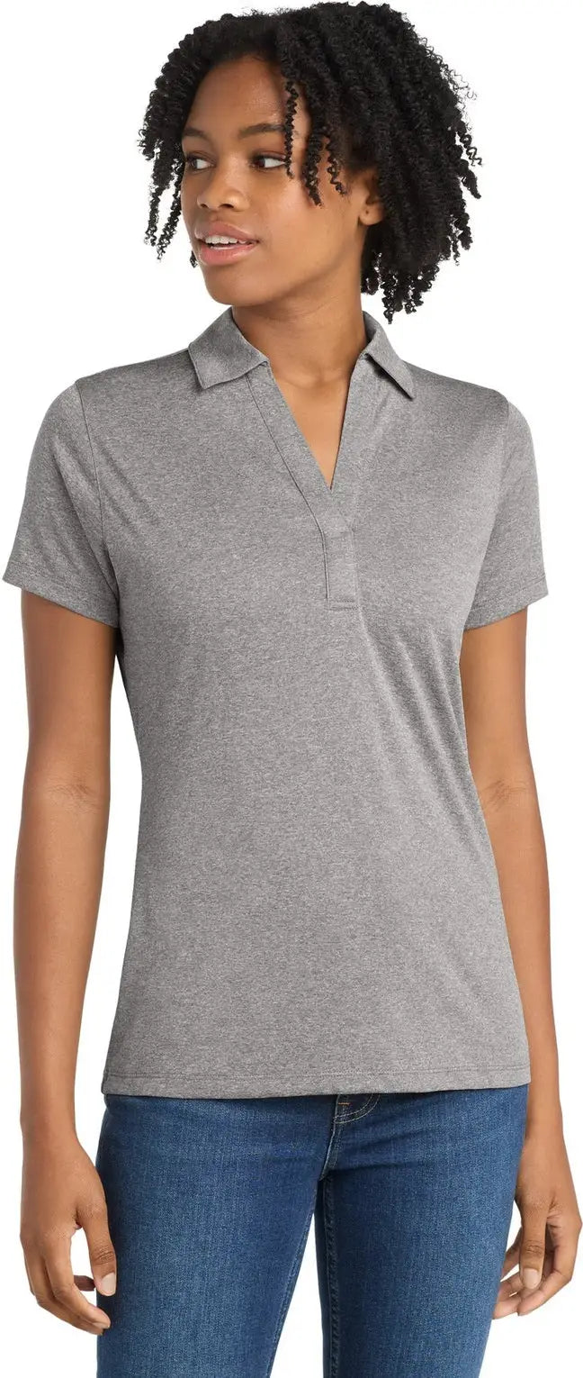 Sport-tek Lst660 Women’s Heather Contender Polo - Vintage