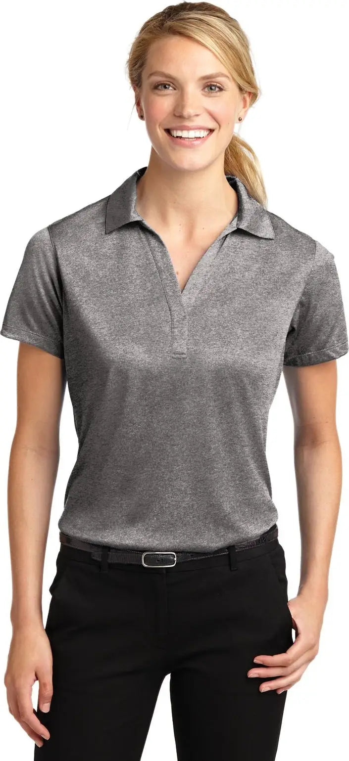 Sport-tek Lst660 Women’s Heather Contender Polo - Vintage - Ladies Xs