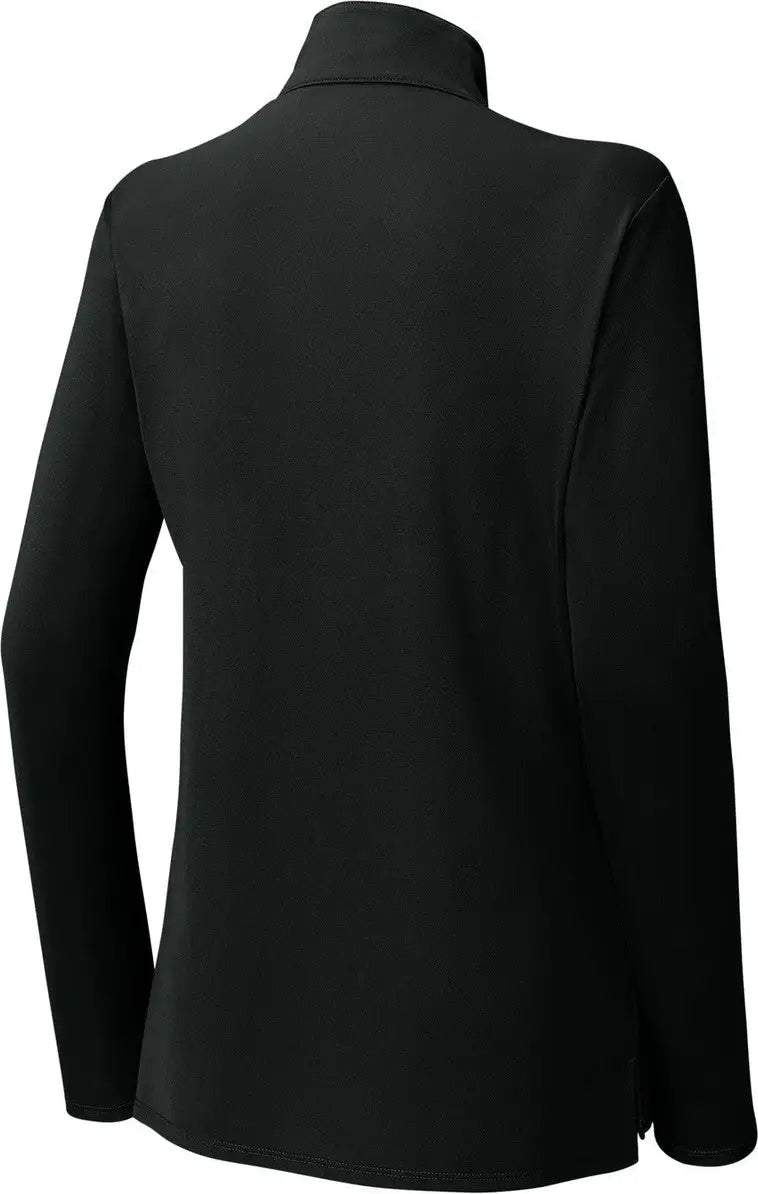 Sport-tek Lst672 Women’s Micropique Sport-wick 1/4-zip - Black