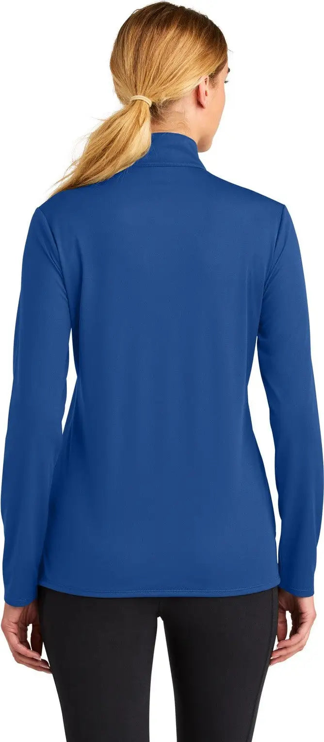 Sport-tek Lst672 Women’s Micropique Sport-wick 1/4-zip - True Royal