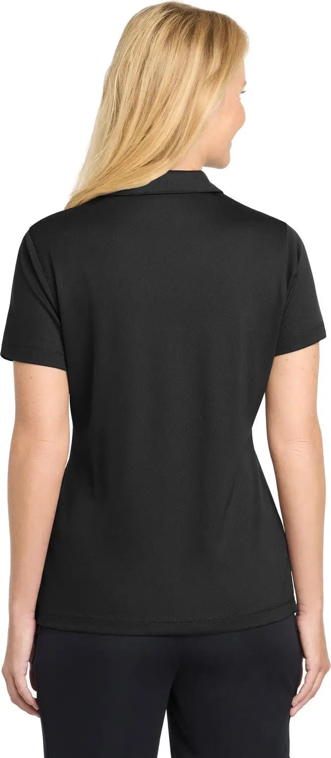 Sport-tek Lst680 Women’s Posicharge Micro-mesh Polo - Black