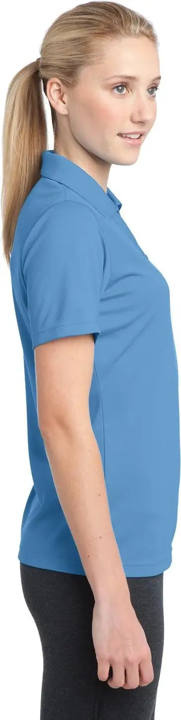 Sport-tek Lst680 Women’s Posicharge Micro-mesh Polo - Carolina Blue