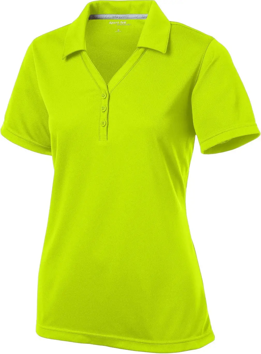 Sport-tek Lst680 Women’s Posicharge Micro-mesh Polo - Citron