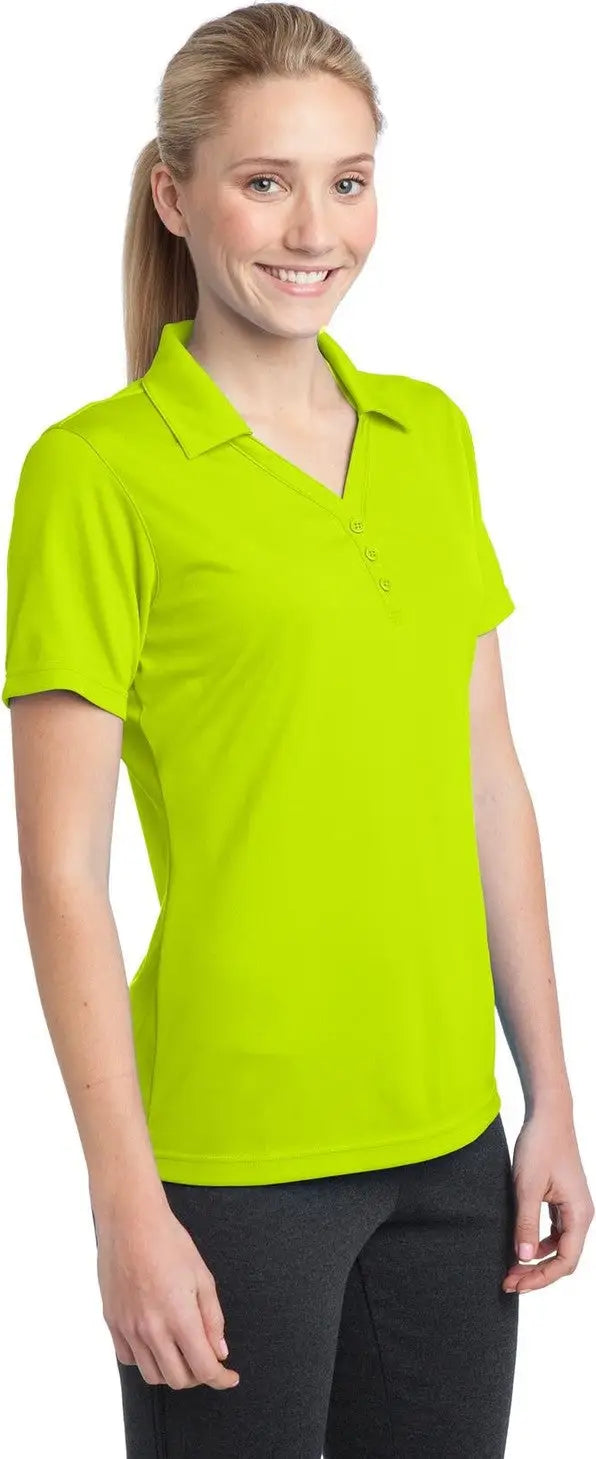 Sport-tek Lst680 Women’s Posicharge Micro-mesh Polo - Citron