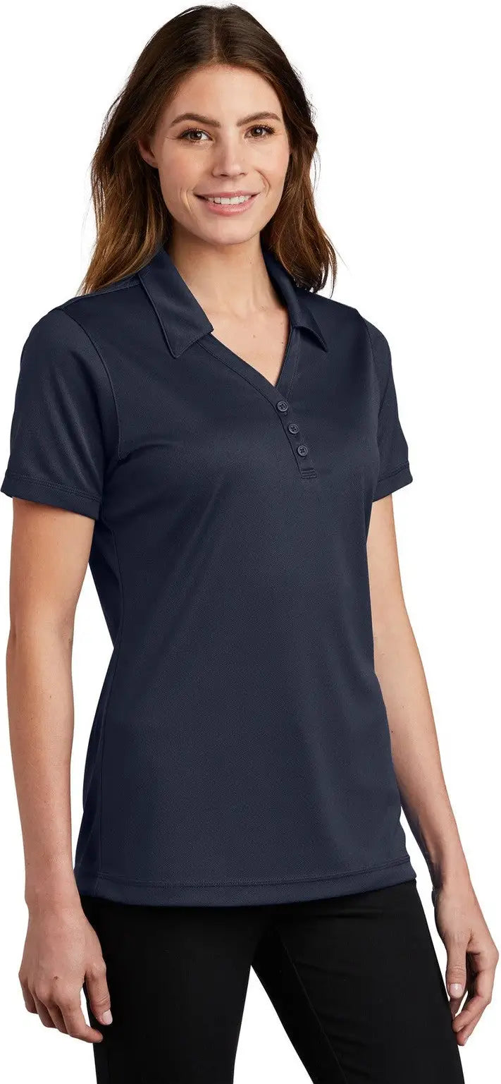 Sport-tek Lst680 Women’s Posicharge Micro-mesh Polo - True Navy