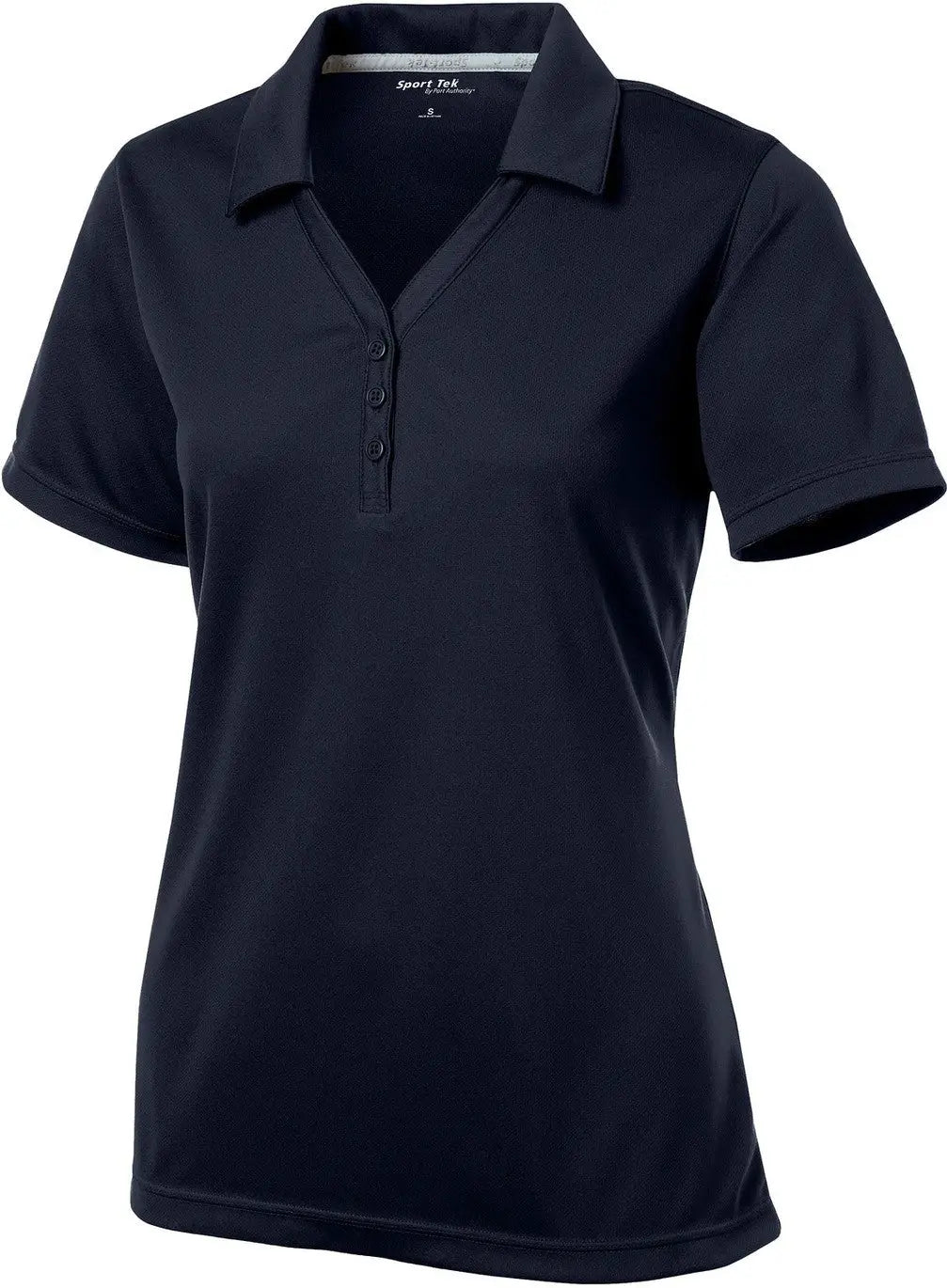 Sport-tek Lst680 Women’s Posicharge Micro-mesh Polo - True Navy